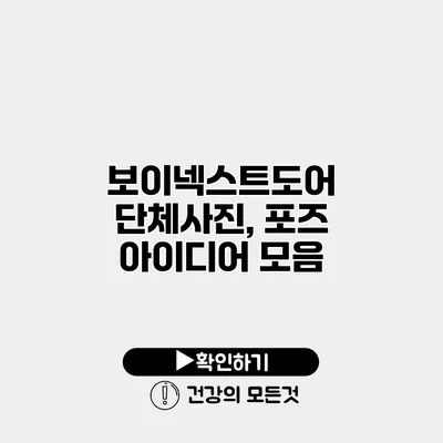 보이넥스트도어 단체사진, 포즈 아이디어 모음